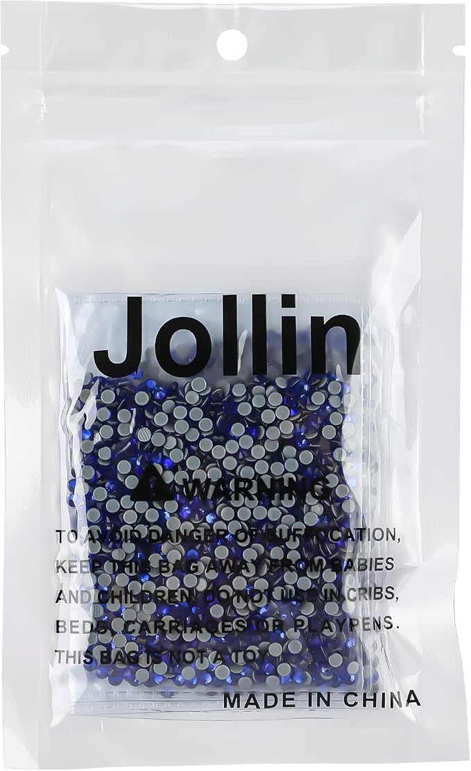 Jollin Hotfix Rhinestones Flatback Crystal Gems 2.8mm SS10, Sapphire | 2880pcs Hot Fix Crystals Glass Rhinestones for Bedazzling, Crafting, Clothes, Shoes & Accessories DIY Decoration - Image 7