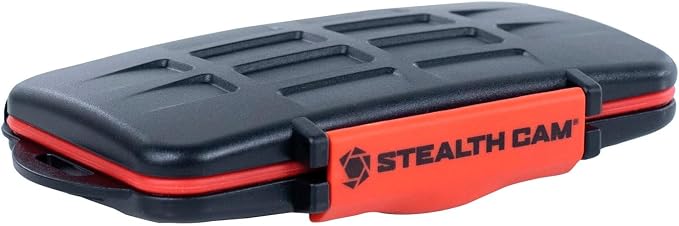 STEALTH CAM Anti-Shock Dust-Proof Waterproof Protective Ergonomic Rubber Sealed ABS-Plasic Shell Memory Card Storage Case - Holds 12 SD & 12 MicroSD Cards - Image 2