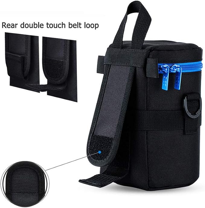JJC Camera Lens Case Pouch, Padded Bag Fits Lens up to 3.9 x 6.5 (D x L) | for Canon RF 24-105mm f4L/EF 24-70mm f2.8L/EF 100mm/Nikon NIKKOR Z 24-70mm f2.8S/AF-S 24-70mm f2.8G Lens & More - Image 7
