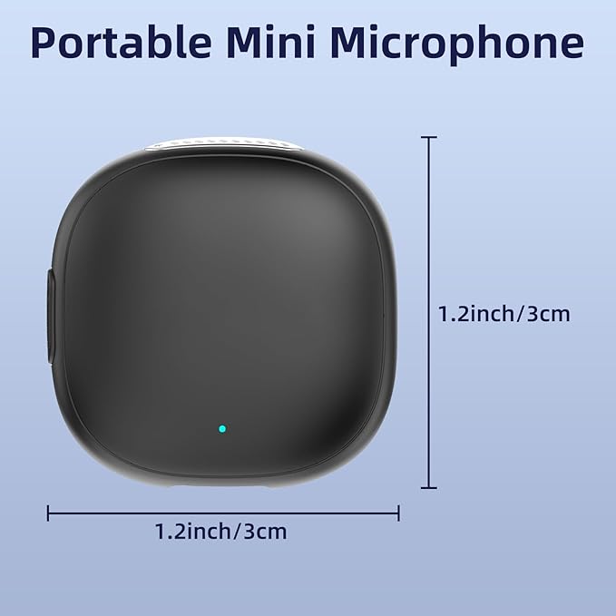 NPTCL Mini Wireless Microphone USB C for iPhone 17 16 15 iPad Android Phone | AI Noise Cancelling Clip on Lavalier Mic, 35H Charging Case, 328Ft Transmission for Video Recording Vlogging Podcasting - Image 8