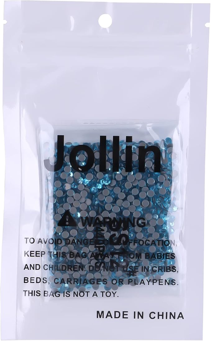 Jollin Hotfix Rhinestones Flatback Crystal Gems 3.2mm SS12, Aquamarine | 1440pcs Hot Fix Crystals Glass Rhinestones for Bedazzling, Crafting, Clothes, Shoes & Accessories DIY Decoration - Image 7
