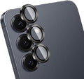 Camera Lens Protector for Samsung Galaxy S25,1 Pack | Tempered Metal Glass Camera Cover Film,HD Clear,Anti-Scratch Lens Screen Protector Film,Case Friendly,Black Titanium by Unknown