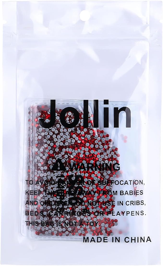 Jollin Hotfix Rhinestones Flatback Crystal Gems 2mm SS6, Red | 2880pcs Hot Fix Crystals Glass Rhinestones for Bedazzling, Crafting, Clothes, Shoes & Accessories DIY Decoration - Image 6