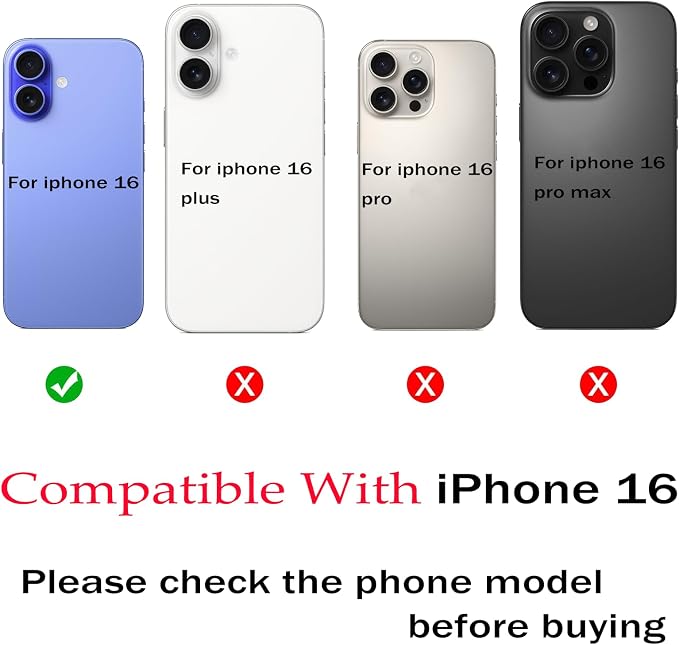 2pcs/Set Back Camera Lens Glass Replacement for iPhone 16 Camera Lens Replacement with Pre-Installed Adhesive + Repair Tool Kit, Anti-Lens Scratch & Waterproof - Image 2