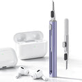 Hyashee Cleaner Kit for Airpods Pro 1 2 3 Multi-Function Cleaning Pen with Soft Brush Flocking Sponge for Bluetooth Earphones Case Cleaning Tools (Lavender Purple) by HyasheeDesignforElectronics