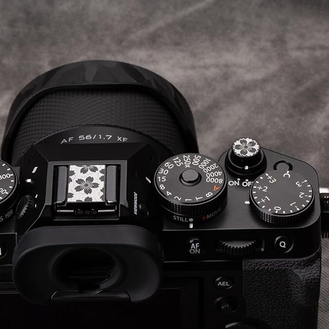 Camera Metal Hot Shoe Cover Shutter Buttons Protector for Fuji X100VI X100V X-T4 X-T3 XPRO3 XPRO2 for ZF Z5 Z6 Z6II (Black-Set) - Image 7