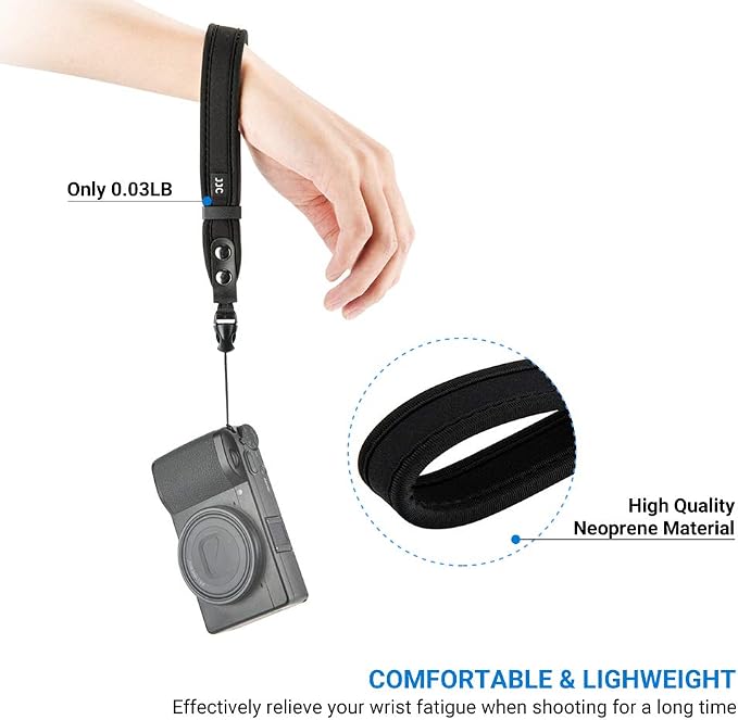 Compact Camera Wrist Strap,Soft Hand Strap for Canon V1 SX740 HS IXY 650 Sony RX100 VII ZV-1 ZV-E10 II ZV-1F ZV-E1 Fuji X Half X-E5 Ricoh GR IV III GR4 GR3 IIIx HDF Olympus TG-7 Panasonic LUMIX ZS99 - Image 4