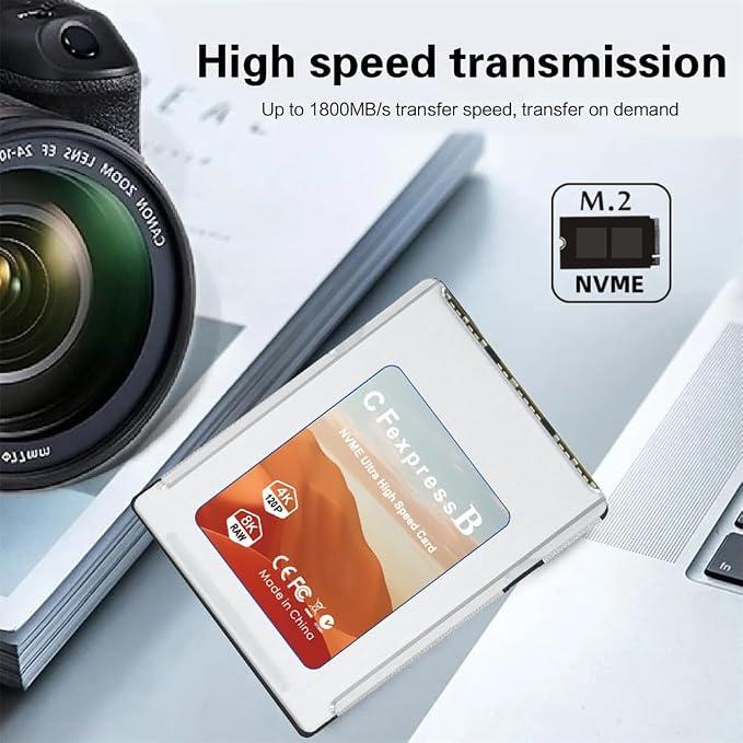 Xiwai CFexpress Card Reader Type-B to NVME 2230 Memory Card Kit Case CFE CFB NGFF M-Key Adapter Alloy Shell for Camera 8K RAW PCIe Expansion - Image 3