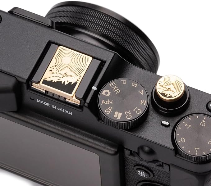 Camera Metal Hot Shoe Protective Cover Shutter Buttons for Fujifilm XPro3 XPro2 XT4 XT3 XT2 XT30 XT20 XE3 XT200 XT100 for Nikon ZF Z5 Z6 Z6II (Copper Alloy-Set) - Image 3