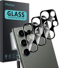 3 Pack Camera Lens Protector for Samsung Galaxy S23 Ultra | Tempered Glass,Anti-Fingerprint,9H Hardness,Scratch Resistant,Easy to Install,Bubble Free,HD Clarity by Unknown
