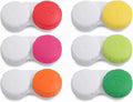 DEWSENSI 6 Pack Contact Lens Case, Colorful Empty Contact Lens Cases Box Holder Container for Storage, Travel, Daily Home Use (Multi-color B) by DEWSENSI