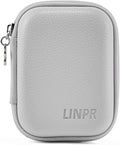 Digital Camera Case for KODAK PIXPRO FZ55/FZ45, Case Only, Grey | Fits CAMKORY DC403 and Canon PowerShot ELPH 360 HS Compact Digital Cameras, Small Hard Shell Camera Pouch with Mesh Pocket by Linpr