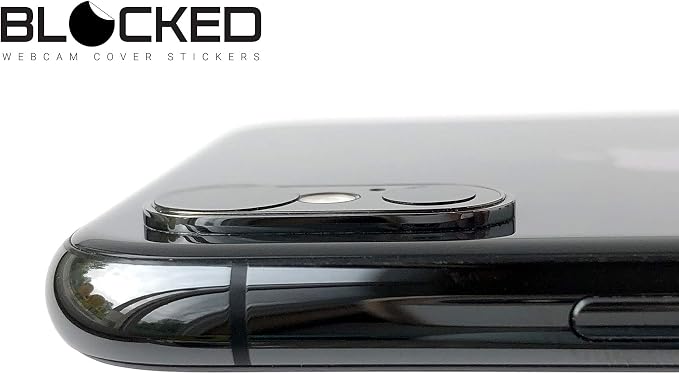 BLOCKED Stackable Webcam/Camera Vinyl Covers | 57 Low-Tack Reusable Webcam Sticker | 3-Sizes | Black 57-Pack (Ultra Glossy) - Image 6