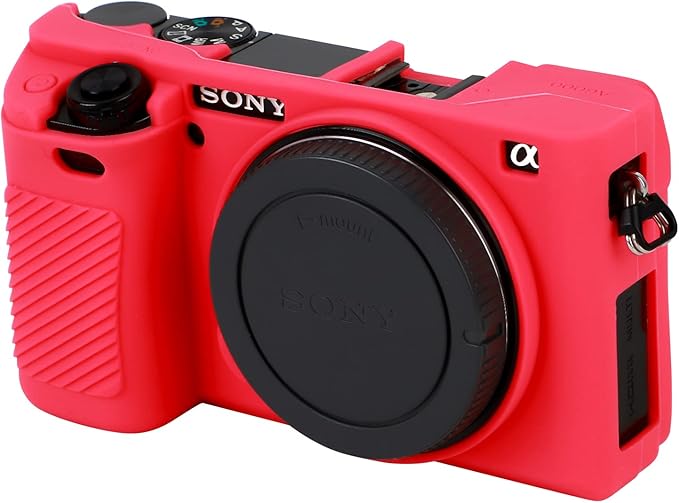 Easy Hood Case for Sony Alpha A6000 ILCE-6000 Digital Camera, Rose | Soft Silicone,Anti-Scratch,Dustproof,Shockproof,Slim Fit,Enhanced Grip,Camera Skin Protector Accessories Protective Cover by EasyHood