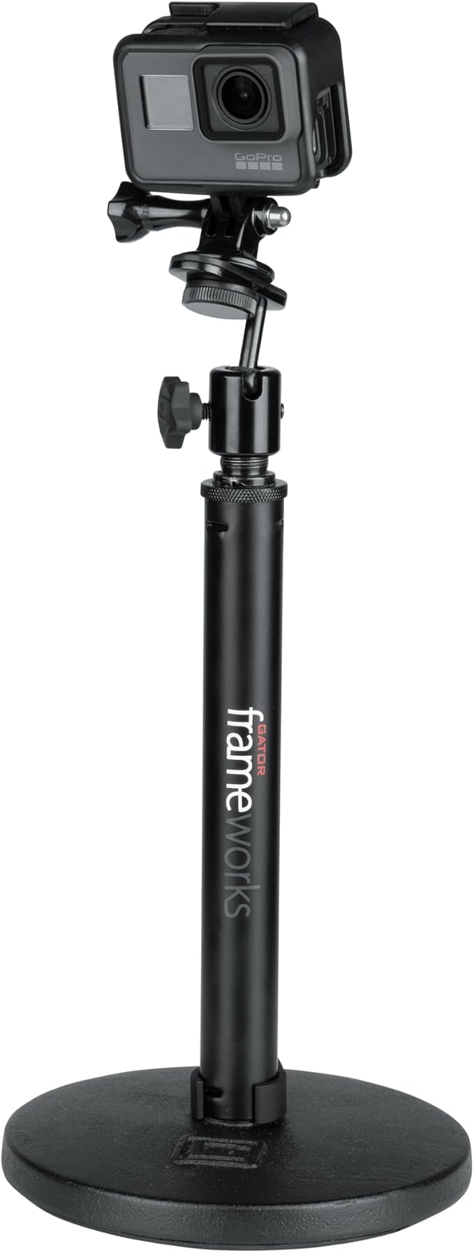 Gator Frameworks Camera Mount Mic Stand Adapter (GFW-MIC-CAMERA-MT) | Ball-and-Socket Head, Standard 1/4-20 Camera Threads, 360-Degree Rotation, 180-Degree Tilt - Image 10