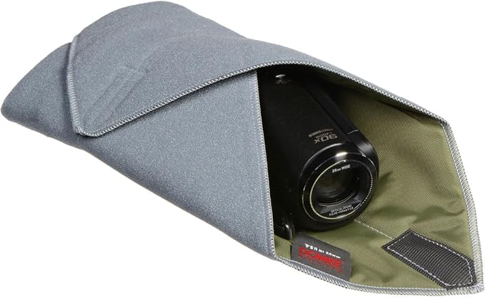 Domke F-34M 15-Inch Protective Wrap -Gray | Secure Hook and Loop closure Protects Mirrorless, DSLR, SLR Cameras, Laptops, Tablets, Cell phones, & Accessories - Image 2