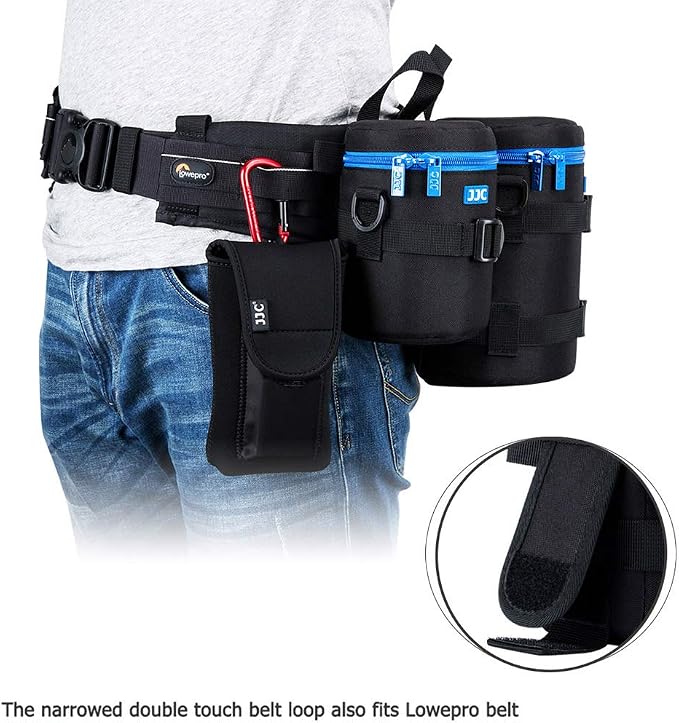 JJC Camera Lens Case Pouch, Padded Bag Fits Lens up to 3.0 x 3.9 (D x L) | for Canon EF-S 18-55mm/RF 35mm f1.8/RF-S 18-150mm/Nikon Nikkor AF-S 18-55mm/Z 50mm f1.8S/Fujifilm XC 15-45mm Lens & More - Image 8