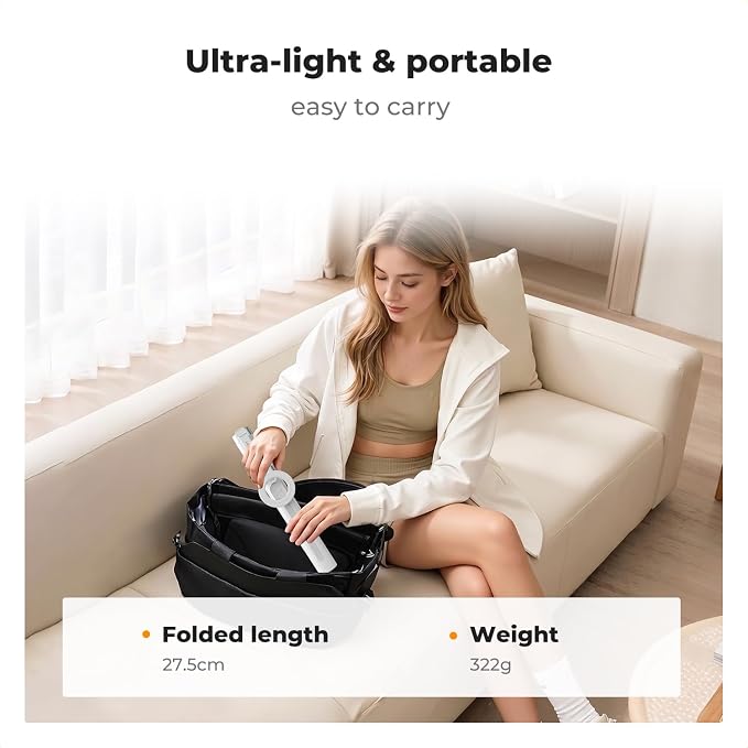 K&F CONCEPT Lightweight 71 inch Magnetic Selfie Stick Tripod | Portable Extendable, Bluetooth Remote, 3-Axis Adjustment Aluminium Vlog Rig Compatible with iPhone 17 16 15 14 Pro Max, MS18 - Image 5