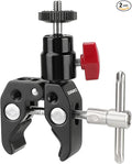 CAMVATE Super Clamp Articulated Mini Ball Head with 1/4"-20 Thread Hole by CAMVATE