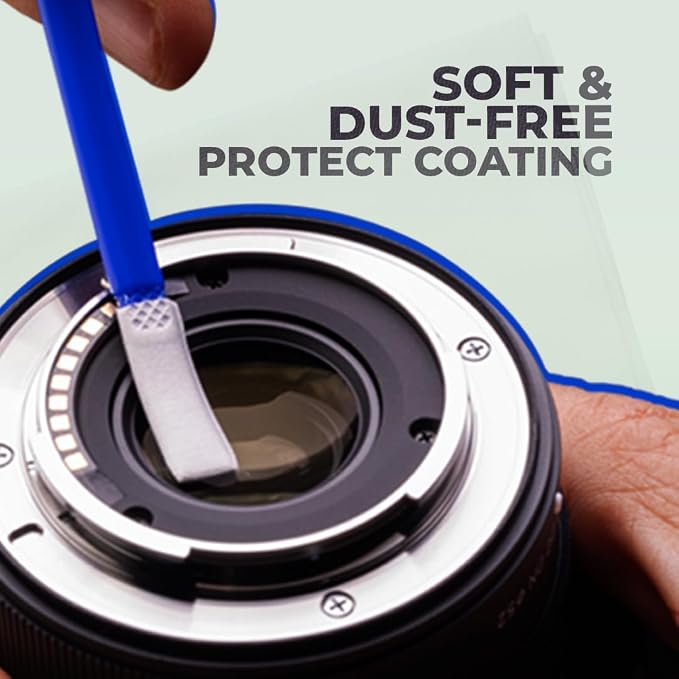 REFLEX CAMERA 24mm 8 Piece Camera Sensor Cleaning Kit 6 Full Frame Double end Swabs, 5ml Cleaner, Micro Fiber Cloth, Residue-Free Cleaning Kit for Sony, Canon, Nikon DSLR and Mirrorless Cameras - Image 6