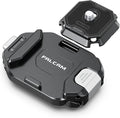 FALCAM F38 Backpack Camera Clip V2 with Plate | Arca-Swiss Quick Release, 30kg/66lb Heavy Load, Dyneema Safety Strap, Belt & Strap Mount for DSLR Action Mirrorless – Black by FALCAM