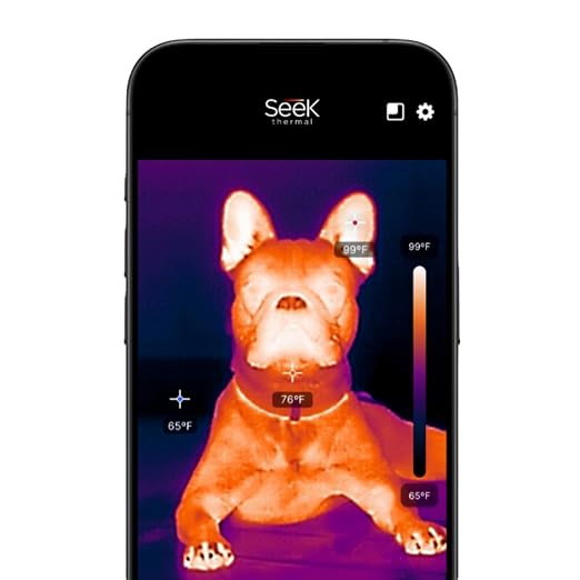Seek Thermal - Nano 200 Thermal Camera for Apple iOS with USB-C Connector, iPhone Thermal Camera, High Resolution 200 X 150 Thermal Imager, 25hz Imaging Frame Rate, -4°F~626°F, iPhone 15 & 16 - Image 5