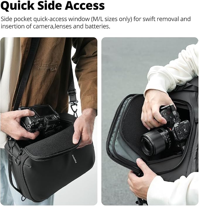 AMBITFUL Medium Camera Cube Insert for Backpack, Waterproof Padded Camera Insert with Dividers, Quick Access for Travel Photography Gear Organizer (8.5L) - Image 10