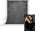 UrcTepics 6×8 ft Grey Fabric Photo Backdrops, Abstract Texture Backdrop for Headshots and Portraits, Photography Background for Studio and Vedio. by UrcTepics