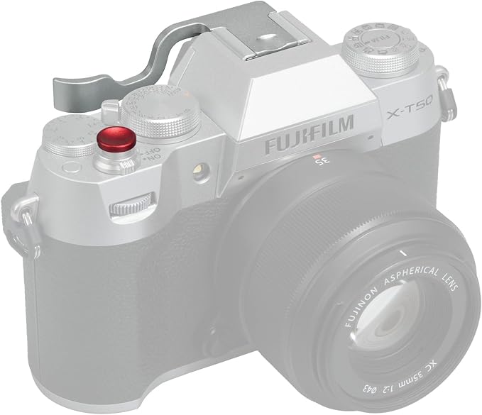 Metal Thumb Up Grip for for Fuji Fujifilm XT50 XT5 XT4 XT3 XT30 XT2 XT20 XT10 Digital Camera Hot Shoe Thumb Hand Grip Accessories (Silvery) - Image 4