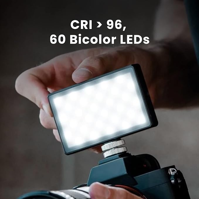 Lume Cube Bicolor Panel Mini LED Light for Professional DSLR Cameras | Adjustable Panel Mini, LCD Display | Photo and Video Lighting, Long Battery Life | Fits Sony, Nikon, Canon, Fuji, Panasonic - Image 4