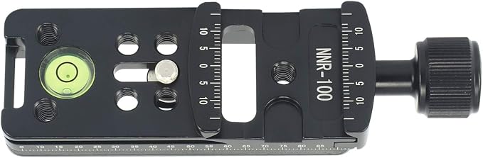 100mm Rail Nodal Slide Metal Screw Knob Clamp Quick Release Plate for Tripod Ball head Quick with RRS Arca Swiss Compatible by Leftfoto