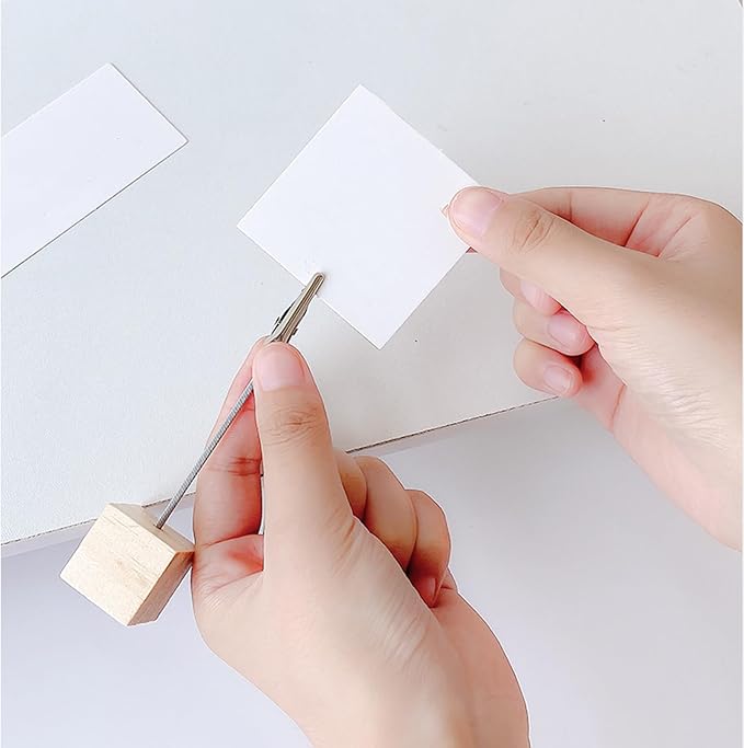 6-pcs Creative DIY Decoration for Accessories, Photo Clip Holder, Home Decoration Accessories, Suitable for Birthday Parties, Family Gatherings, Christmas Decoration, Wedding Digital Card Display - Image 6