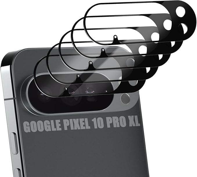 Orzero (5 Pack) Camera Lens Protector for Google Pixel 10 Pro XL, Protector de Cámera Tempered Glass 9H Precise Camera Cutouts Anti-Scratch Does Not Affect Night Shots and Flash by JumpIntoOrzeroLet%E2%80%99sExploreLikeNeverBefore