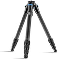 SIRUI AM-284 Carbon Fiber Tripod for Travel, Professional Camera Tripod with 4-Section Legs, Twist Leg Locks, Detachable Metal Spikes, Loads up 33LB, Max Height 47.2“ by SIRUI