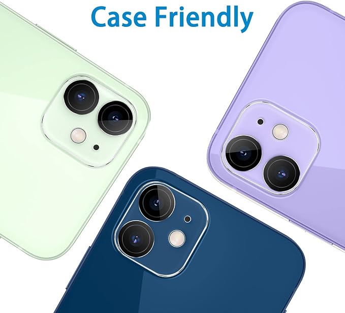 Dengduoduo 3 Pack Camera Lens Protector for iPhone 11 & iPhone 12 Mini, Ultra HD, Tempered Glass, 9H Hardness, Anti-Scratch, Case Friendly, Easy to Install [No Affect on Night Shots] - Image 7
