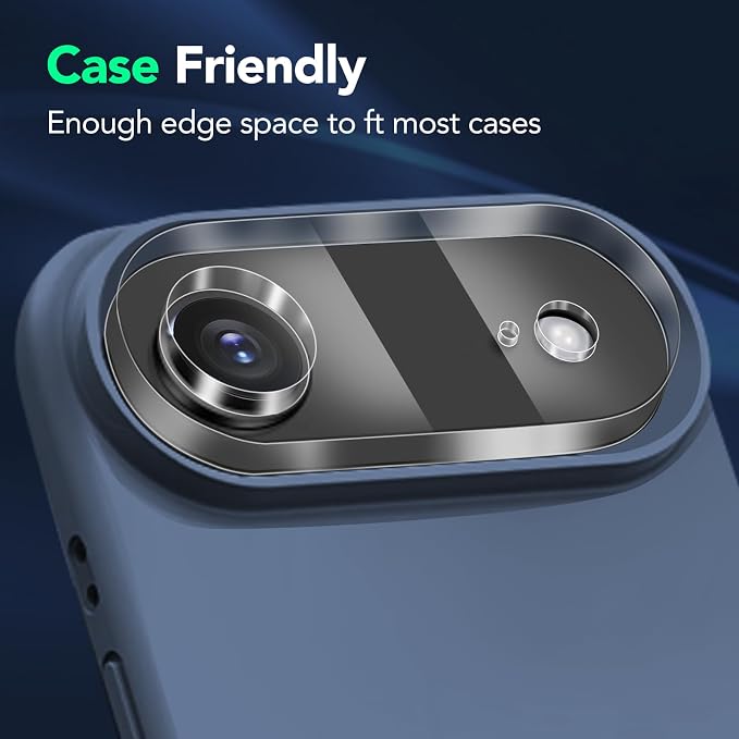 3PCS Rear Back Camera Lens Protector Tempered Glass for iPhone 17 Air- HD Clear Full Coverage Guard - Image 2