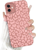 Cute Pink Cheetah Print Phone Case for iPhone 11 6.1" | Aesthetic Leopard Pattern Design Cover Full Camera Lens Protective Shockproof Soft Slim TPU Funda for Women Girls by Unknown