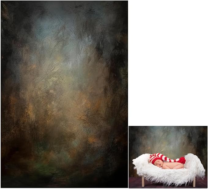 6x9ft Old Master Mottled Portrait Photography Backdrops Abstract Rust Spots Backdrop Background for Photoshoot by HMTFOTO