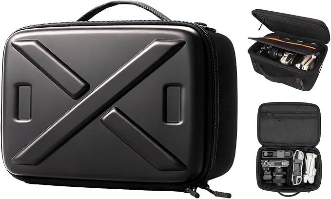 Besnfoto Hard Shell Camera Case Small, Shockproof Waterproof Camera Carrying Bag, Protective Photography Bag for DSLR/SLR/Mirrorless Cameras, Lenses with Shoulder Strap, Camera Sleeve by Besnfoto