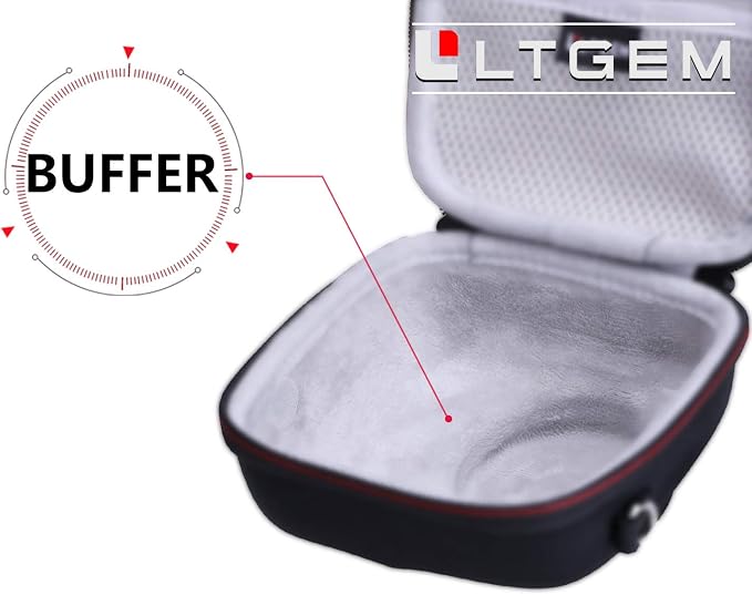 LTGEM Case Compatible with Fujifilm Instax Mini 13/12 Instant Camera, Black | Fits Instant Camera 11/10/9/8/7/7+ and FUJIFILM Instax Mini Instant Flim with Shoulder Strap, Case Only - Image 4