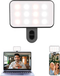 Portable Selfie Light for iPhone: Rechargeable Phone Fill Lights, Ring Light for Camera Picture, Makeup Photo, Video Conferences, Laptop Use, Zoom Meetings, TikTok, Vlog Photography by Unknown