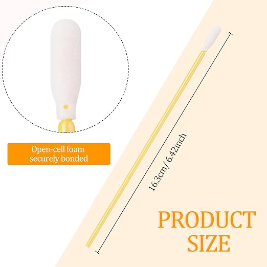 Chinco 200 Cleaning Swab Foam tip Sponge Stick | Foam Swab, Sponge Swab, Foam Tips ,Sponge Stick for Inkjet, Printer Print ,Head Camera ,Optical Lens Optical Equipment - Image 3