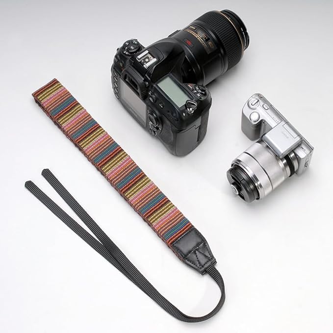 Camera Strap Bohemia Camera Neck Strap Shoulder Belt Strap for Compact Digital Camera, Mirrorless Camera, Small DSLR Camera, Instant Camera.(Multi) - Image 4