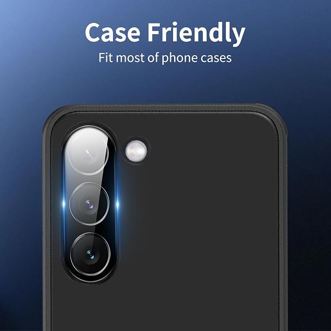 3 Pack Dengduoduo Camera Lens Protector for Samsung Galaxy S24, Tempered Glass Camera Protector Back Lens Cover, Ultra HD, 9H Hardness, Anti-Scratch, Case Friendly, Easy to Install [No Affect on Night Shots] - Image 7