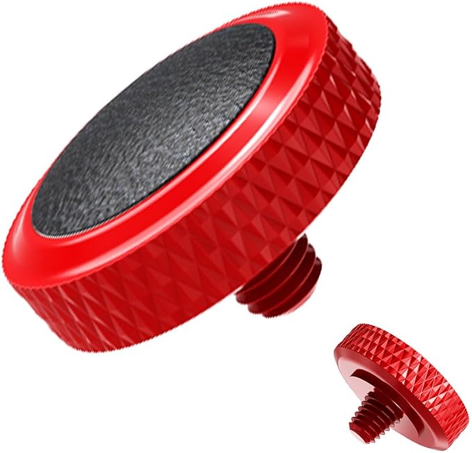 JJC Camera Soft Shutter Release Button for Fuji Fujifilm Leica Nikon Sony | Red Shutter Button for Fujifilm X100VI X-T50 X-T30 III II X-T5 X-E5 X-M5 X Half Leica Q3 M10 M9 Nikon Zf Df F3 Sony RX10 IV by JJC