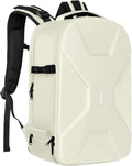 MOSISO Camera Backpack, DSLR/SLR/Mirrorless Photography Camera Bag | 15-16 inch Waterproof Hardshell Case with Tripod Holder&Laptop Compartment Compatible with Canon/Nikon/Sony, Beige by MOSISO
