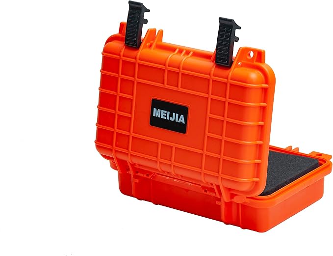 MEIJIA Portable All Weather Waterproof Protective Hard Case, Small Camera Case,Dry Case with Customizable Foam,Fit Use of Drones, Camera,Equipments, 11.65 ”x8.35”x3.78” - Image 3