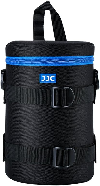 JJC Deluxe Lens Case Pouch Bag for Camera Lens Below 4.3" x 7.4"(D x L) | for Canon EF 70-200mm f4L IS II, EF 28-300mm f3.5-5.6, Nikon AF-S 70-200mm f4G ED VR,AF-Nikkor 80-200mm f2.8D ED Lens & More by JJC