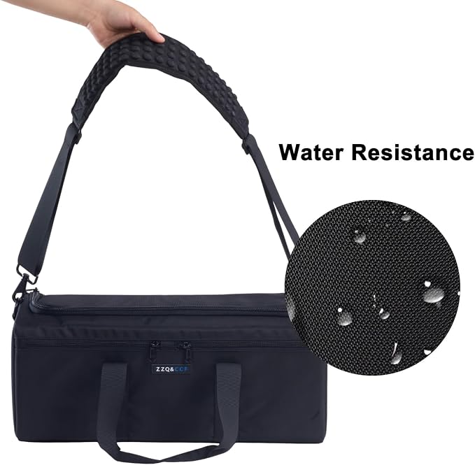 ZZQ&CCF Camera Lens Pouch Case for Sony FE 400-800mm/100-400mm F4.5/200-600mm F5.6-6.3G,for Canon RF 200-800,Compatible with Nikon Z 180-600, Extra Large Thick Portable Bag (Leaf Camo) - Image 6