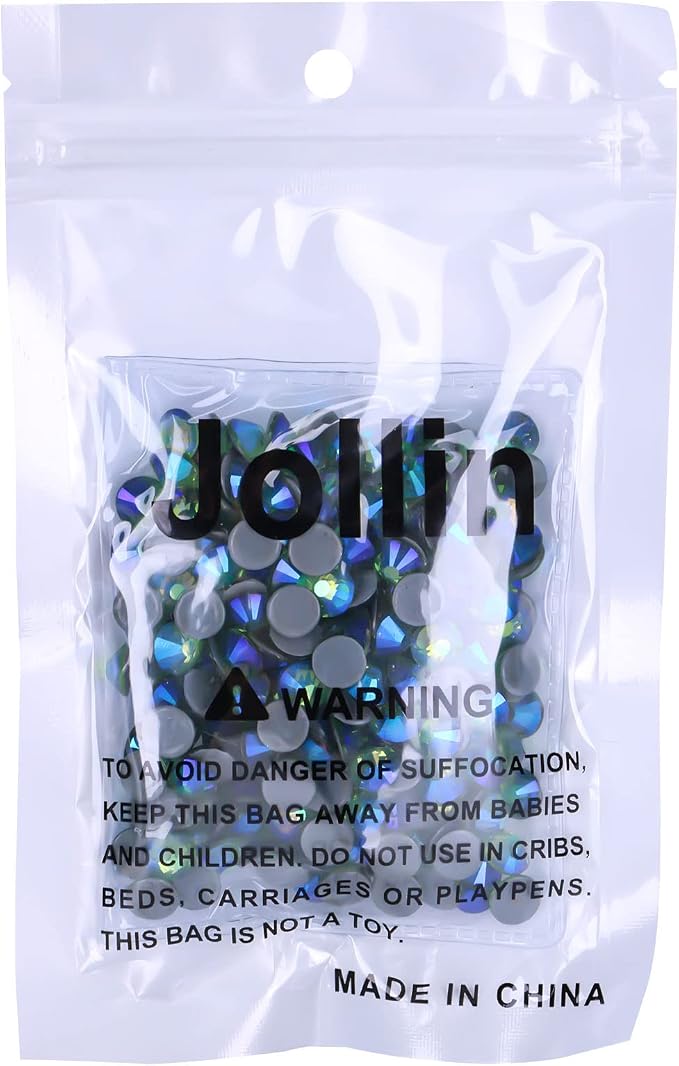 Jollin Hotfix Rhinestones Flatback Crystal Gems 7.2mm SS34, Light Green AB | 288pcs Hot Fix Crystals Glass Rhinestones for Bedazzling, Crafting, Clothes, Shoes & Accessories DIY Decoration - Image 7